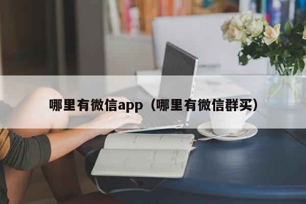 哪里有微信app（哪里有微信群买）