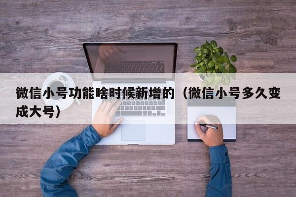 微信小号功能啥时候新增的（微信小号多久变成大号）