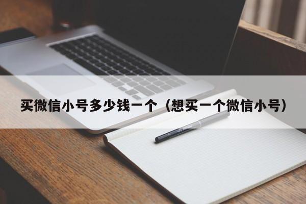 买微信小号多少钱一个（想买一个微信小号）