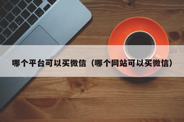 哪个平台可以买微信（哪个网站可以买微信）